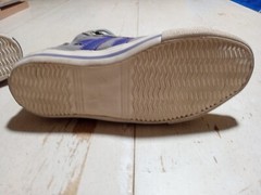 Gola US Size 2 Side Zip Shoe Gray And Purple Super Cool