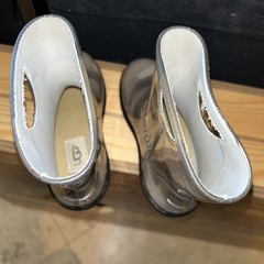 Ugg toddler rain boots size 10 grey camo worn 1 time