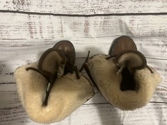 UGG Worchester Butte II Waterproof Boot Brown Leather Sheepskin 1098890K Size 13