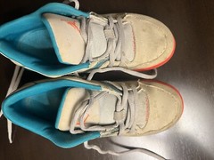 Youth Jordan Flight 23 GP Tan Blue Red SIZE 1Y USED