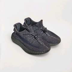Non-Authentic Size 4Y – Yeezy-like Boost 350 V2 Low Black Non-Reflective