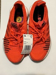 NWT Adidas Kids Pulse Boost Orange W/Blk – Pull on – Size 3.5