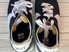 Nike Waffle Trainer 2 Low Black White Big Kids GS Size 5.5