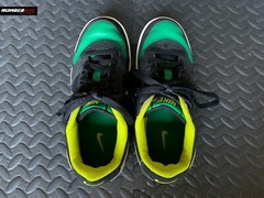 2007 Nike Prestige 313474-031 Multi-Color LowTop GS Youth Size 5.5Y Neon Green