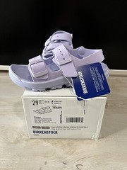 Birkenstock Kids Mogami Adjustable Strap Closure Sandals Icy Purple Size 30 / 12