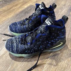 Nike Air Lebron XVII GS Constellations Basketball Shoes (BQ5594-407) 6.0Y Youth