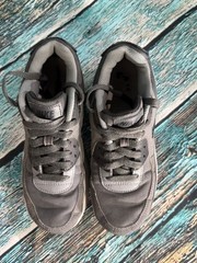 Size 4Y Nike Air Max 90 LTR Anthracite Dark Grey CD6864-015