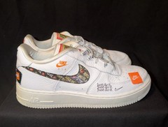 Nike Air Force 1 ’07 PRM Low Just Do It Size 6.5 Youth