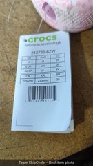 with box LoveShackFancy X Crocs Kids Girl Size 4 J4 36 37 Clogs Pink Mi G2U