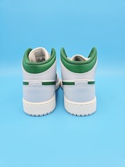 Air Jordan 1 Mid (GS) Summit White/ Pine Green Kid’s shoes DQ8423 142 New #I1