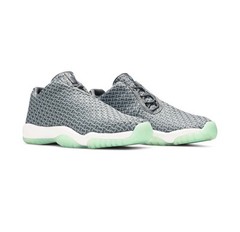 Nike Air Jordan Future Low Shoes Wolf Grey Emerald Rise 718948-006 Mens Size 8