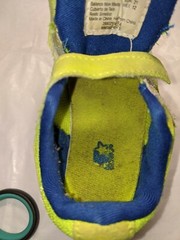 Starter Toddler Sneakers Size 5 Lime Green Hook and Loop Closure