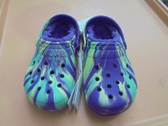 New Crocs Classic Lined Marble Clog Child’s 10