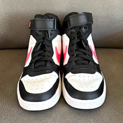 Nike Unisex Kids Mid Top Sneakers US 7 Hook & Loop Colorblock Logo