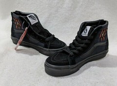 Vans Boy’s SK8 Dragon Flame Black/Multicolor Hi Zip Sneakers – Size 12.5 NWOB