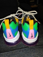 Nike Air Max 270 React Multicolored Shoe Sneakers CU4668-001 Size 6.5Y