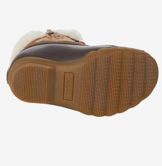 Sperry Girls Alpine Saltwater Medium Tan Duck Boots STK165273 Size 1 New