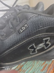 Under Armour Men Sneakers Lockdown 11.5 Shoes, Black/Silver LD7