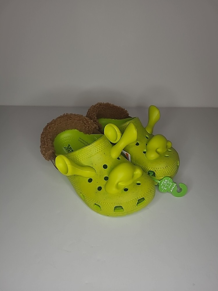Crocs x Dreamworks Shrek Classic Clog Big Kid’s Size C11 Ogre Green 2023 New