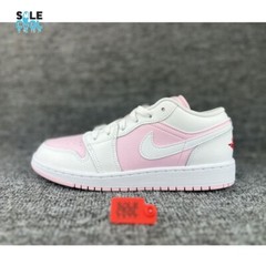 Nike Air Jordan 1 Low GS Pink Foam Valentines Day Shoes 553560-608