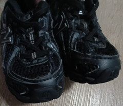 New Balance 740 Sneakers Stretch Laces Toddler Size US 7 Black Elastic Lace