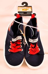 kid’s Marvel Comic Captain America unisex sneakers size 12 navy high top lace up