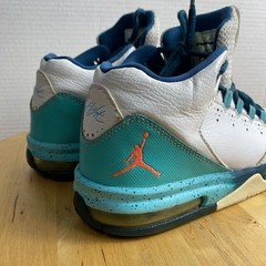 Jordan Flight Origin 2 White Teal 4Y Kids Youth Fits Women 5.5 Sneakers 2014