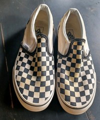 Size 3.5 – VANS Asher Checkerboard