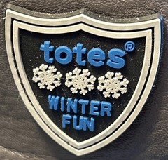 Totes Boys Size 2 David Winter Snow Boots Cold Weather Waterproof Gray