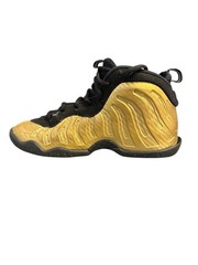 Nike Foamposite Little Posite Pro 644792-701 Size 5.5Y Gold Black