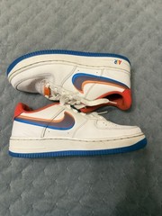 Nike Air Force 1 LV8 Offset 3D Swoosh SZ 4Y Great Cond. Replaced Laces/insoles