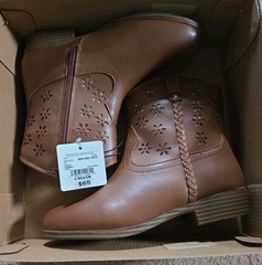 Thereabouts TH Charlee Cognac Ankle Boots US 4M