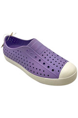 Native Shoes Kid’s Unisex Jefferson Slip-on Sneakers Purple/White