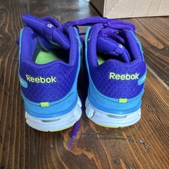 Reebok SmoothFlex Kids Athletic Sneakers Purple Blue Yellow US 2.5 EUR 33