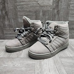 Heelys Gray Uptown High Top Skate Rolling Casual Wheeled Sneakers Size YTH2