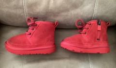 UGG T Neumel II Red Suede Ankle BOOTS ~ Toddler 7 ~ 1017320T