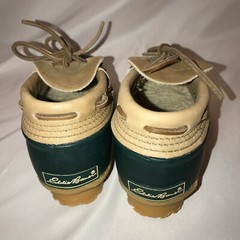 Eddie Bauer Low Duck Rubber Rain Boots Toddler Size 13 Waterproof Lace Slip On