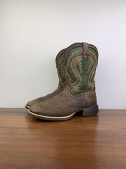 DURANGO Lil‘ Durango Rebel Pro Kid’s 8” Western Brown/Briar Green Boot Size 3.5M