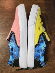 NEW SpongeBob SquarePants & Patrick YOUTH Chenille Fleece Slip-On Sneakers SZ 3