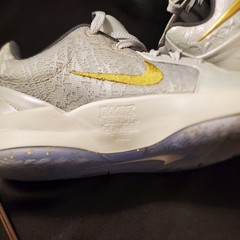 Nike Ja 2 Tree Topper Size 5Y Light Silver Gray Basketball Shoes Sneakers