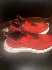 Nike Flex Runner GS CW7415-600 University Red Black White Shoes Youth Size 6Y