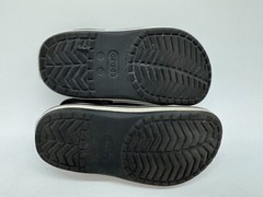 Crocs Crocband Clogs Kids Black Slip-On Strap Casual Round Toe Comfort – C12