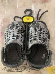 NWT joybees clogs sandals kids children’s 4/5 grey camo camouflage