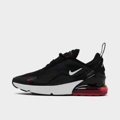 NIB Kid NIKE AIR MAX 270 (PS) Preschool Black/White-Gym Red Iron Grey FQ2416 001
