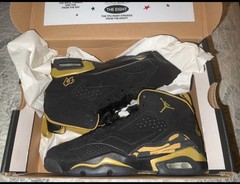 Nike Air Jordan Jumpman MVP GS Black Gold Metallic DZ5577-007 Youth Size 7Y
