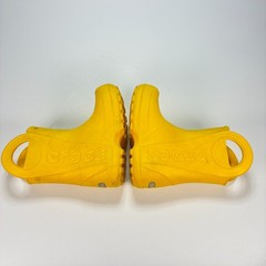 Crocs Handle It Yellow Comfort Pull On Waterproof Rain Boot 12803 Kids Size 8