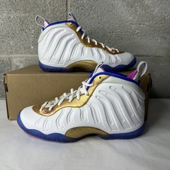 Nike Little Posite One White-Fuchsia Blast 644791-103 Youth Size 5 Women’s 6.5