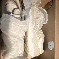 New Balance 480 (GS) Grey/White Leather Low Top Sneakers 4 M GSB480LB