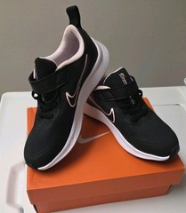 Nike Star Runner 3, Black/Pink, Size 2Y New