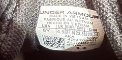 Under Armour Youth Size 5Y Assert 9 Black Running Shoes